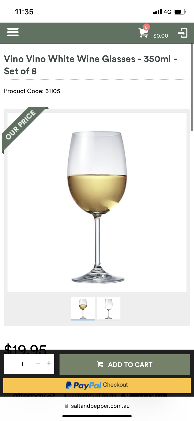 Vino Vino White Wine Glasses