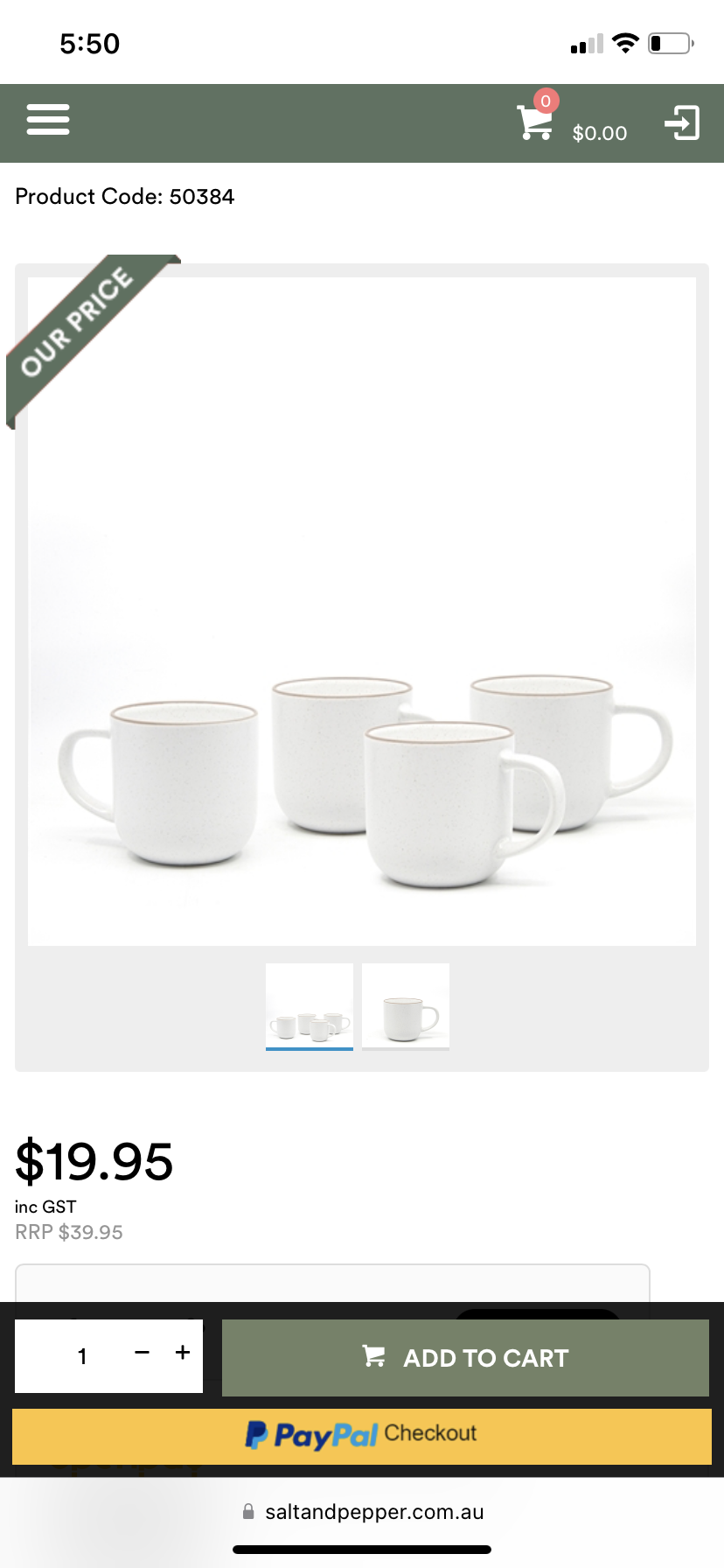 Hana Mug Set - 4