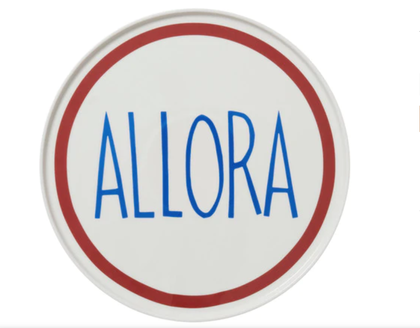 ALLORA PLATE