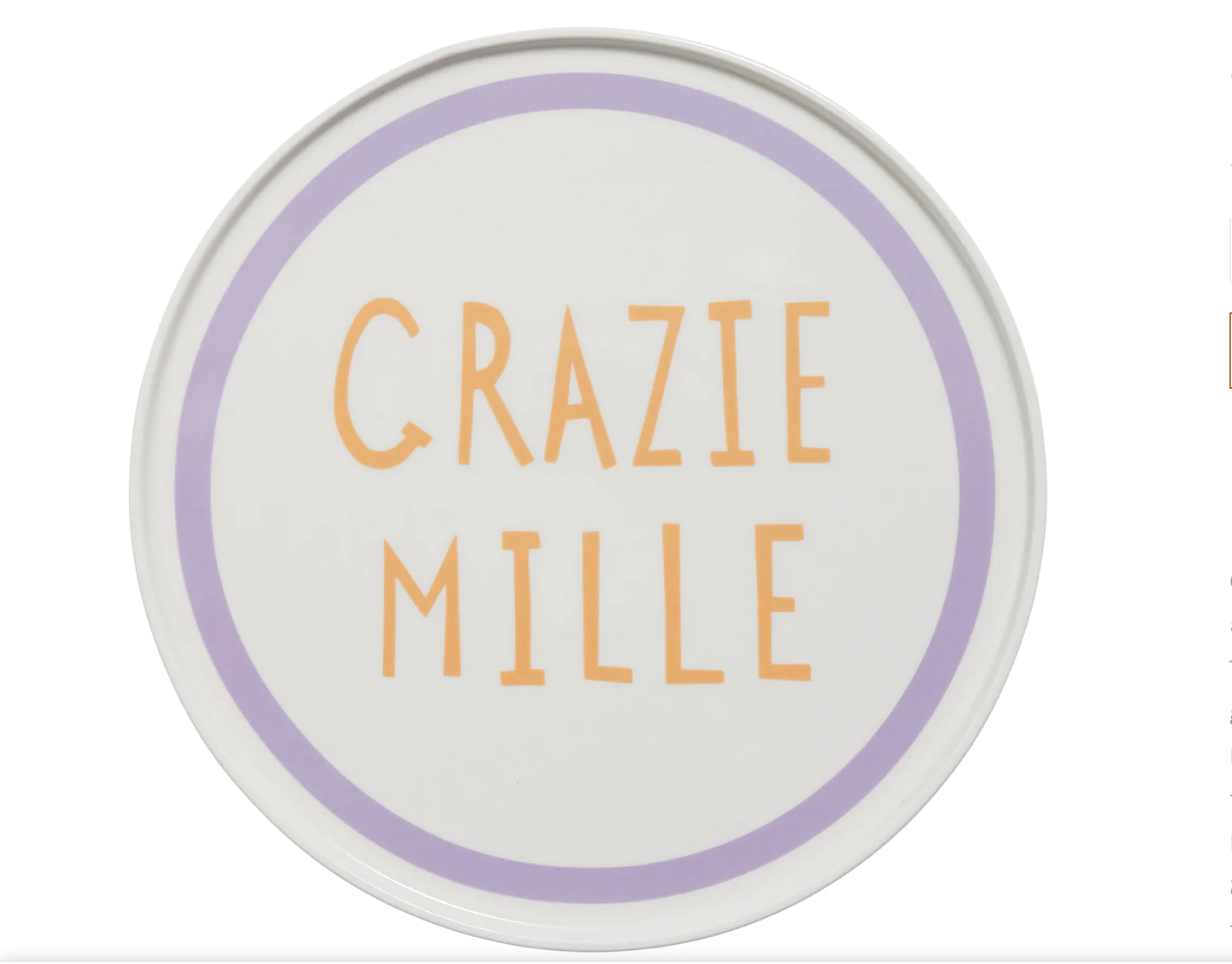 GRAZIE MILLE PLATE