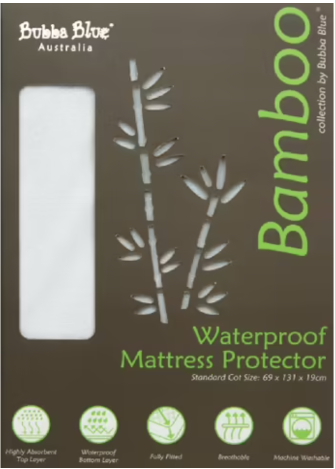 Cot and Bassinet Waterproof Mattress Covers