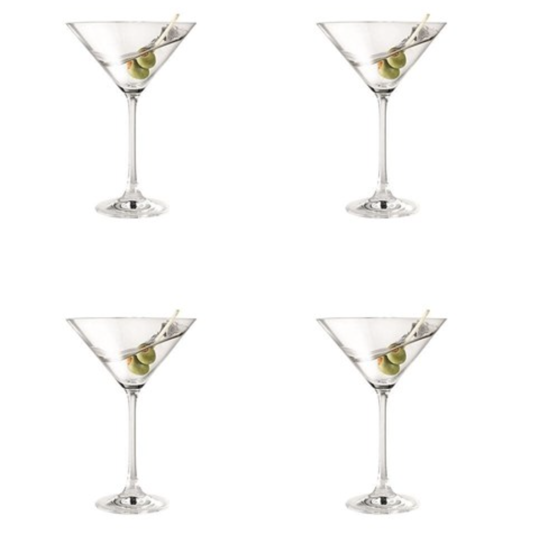 Alex Liddy Vina 4 Piece Martini Glass Set 250ml