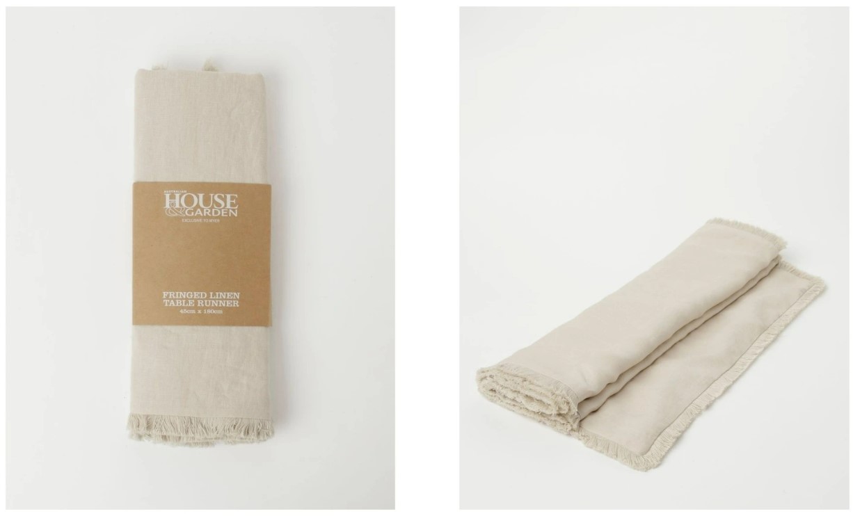 Australian House & Garden Linen Tablerunner