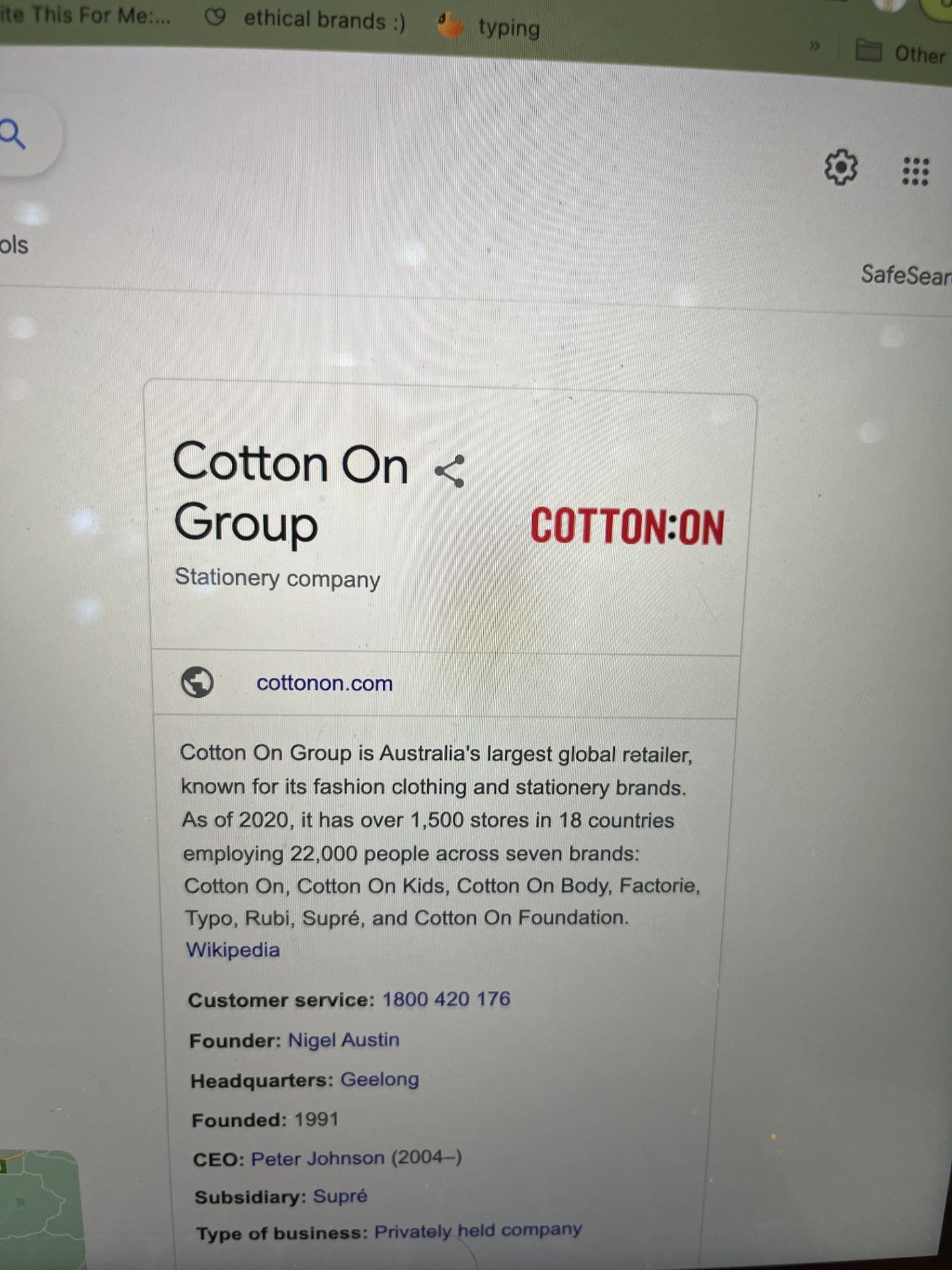 Cotton on gift voucher