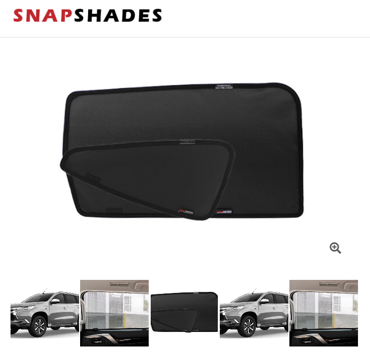 Snap shades for car windows