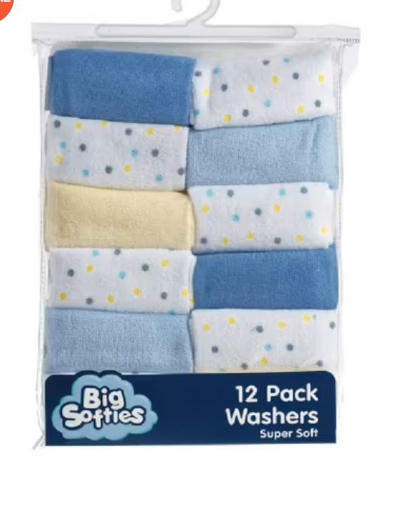 Big Softies Wash Cloth Parent 12 Pack