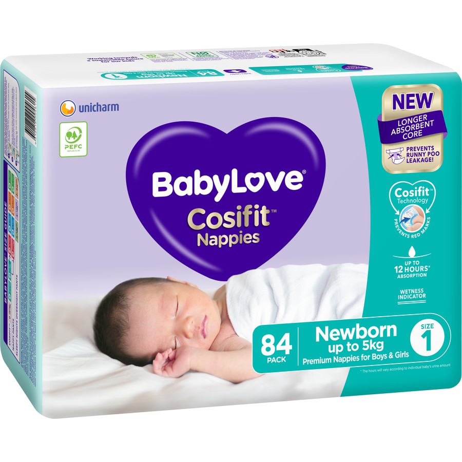 BabyLove Newborn Nappies