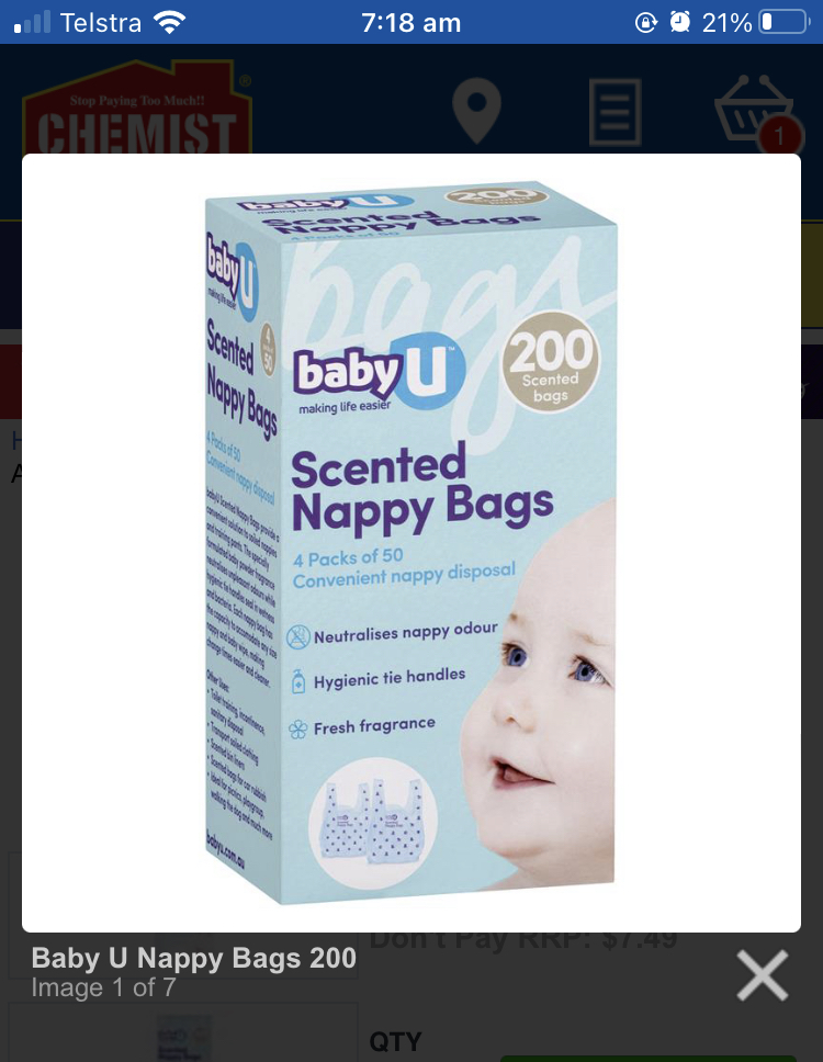 Disposable Nappy Bags