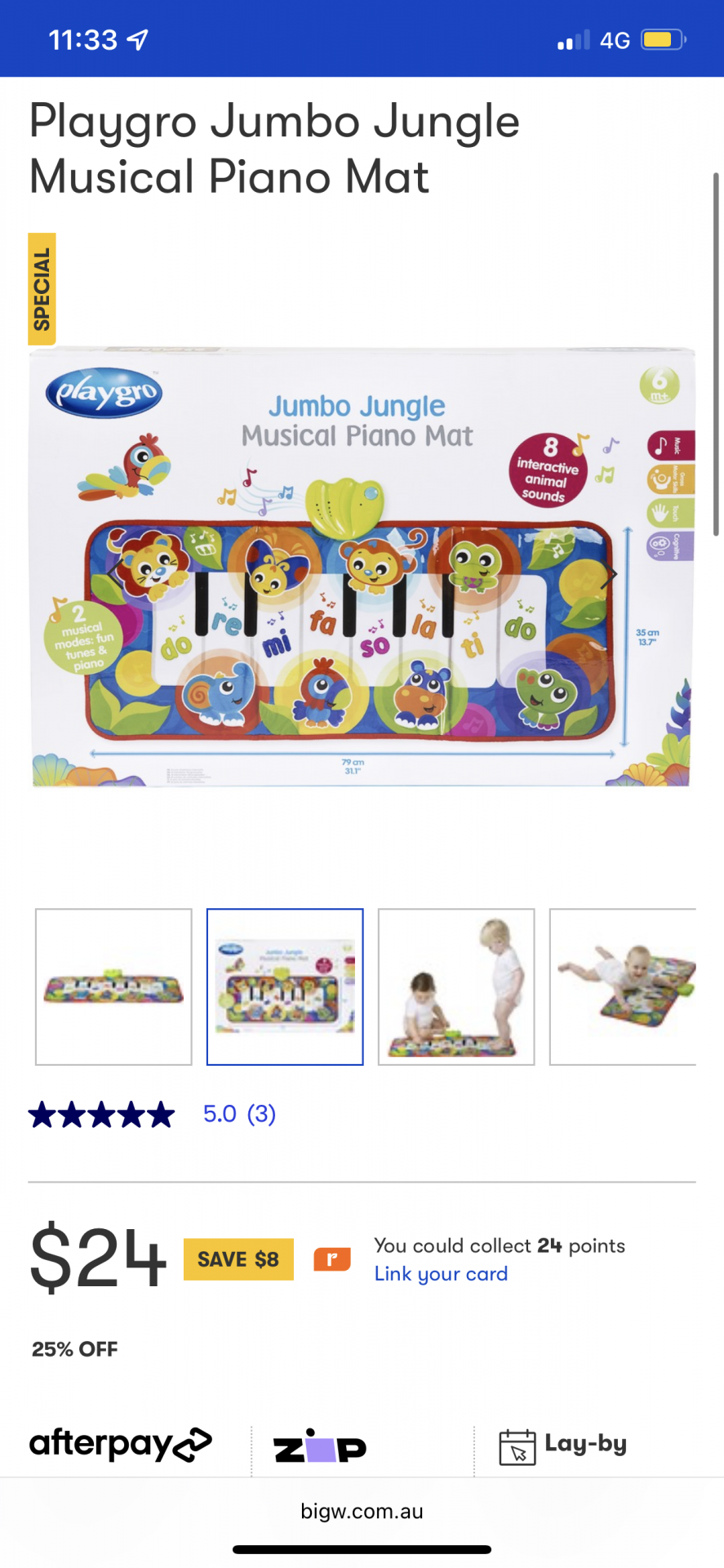 Musical mat