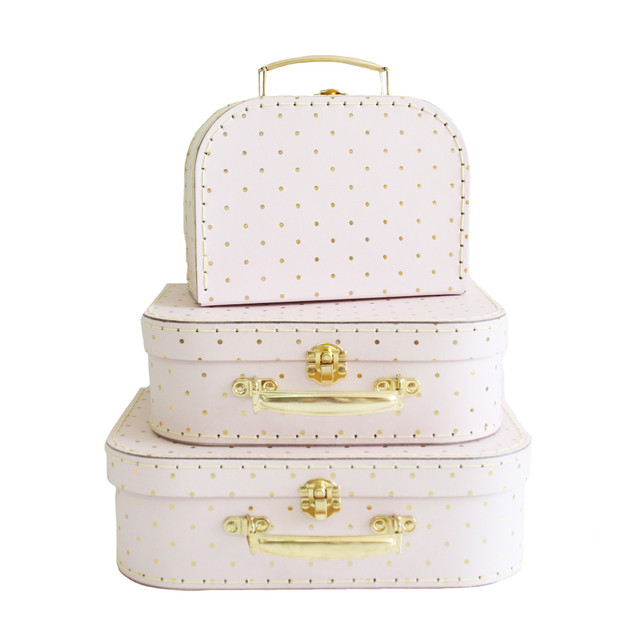 Kids Carry case set - Pink Gold
