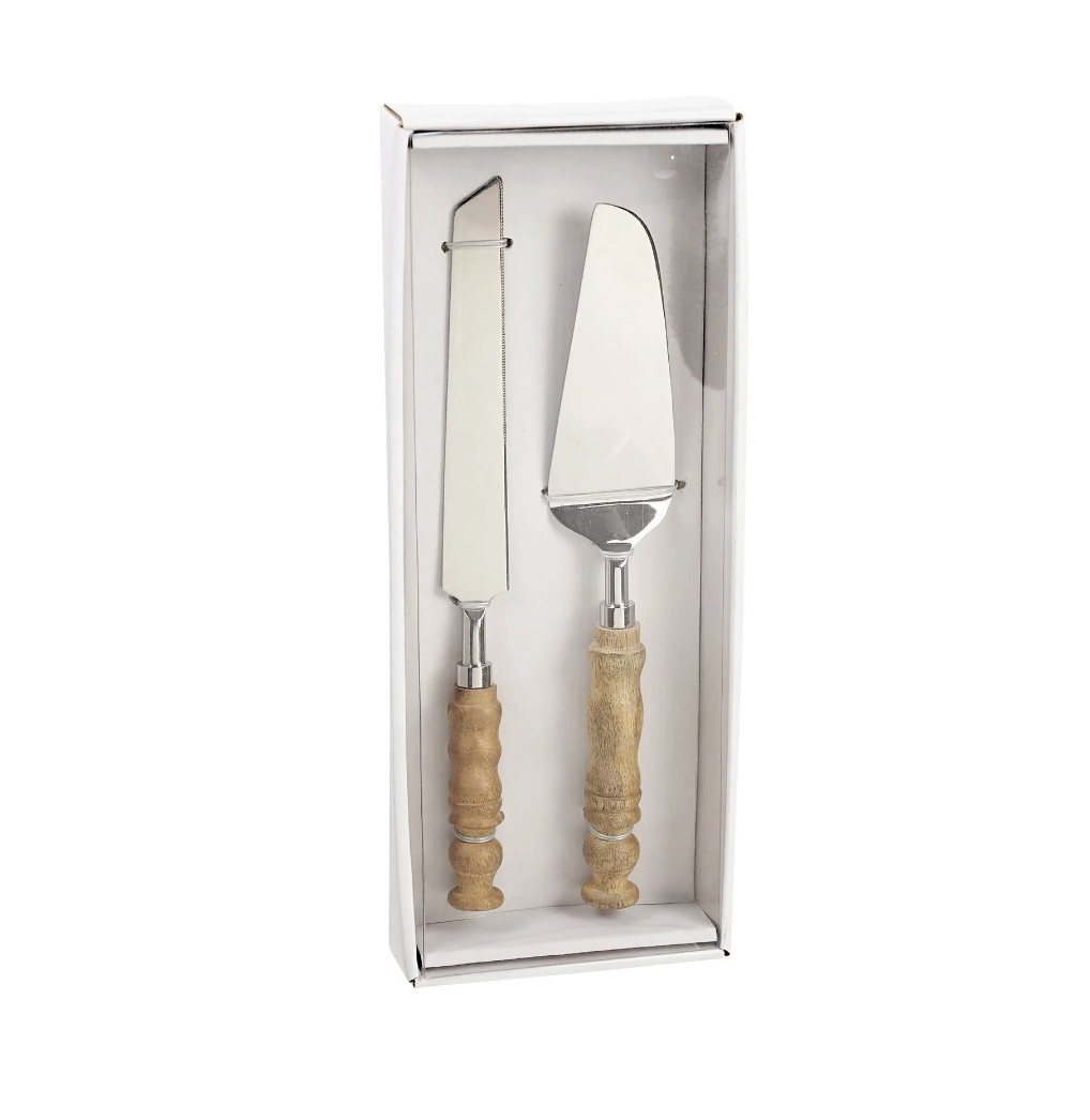 Cake Knife and Server Set