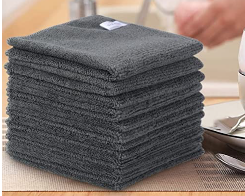 Grey Microfiber Cleaning Cloth