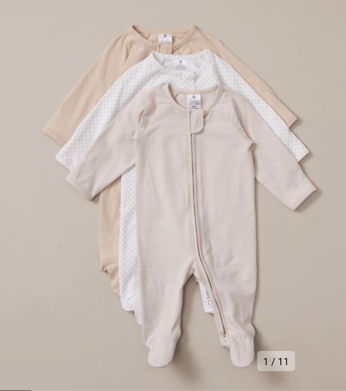 Baby Onesies (Zipper)