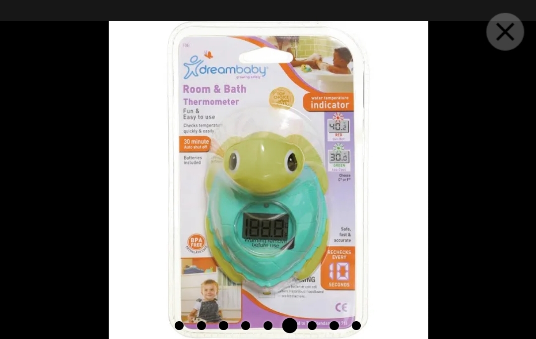 Dreambaby Bath & Room Thermometer Turtle