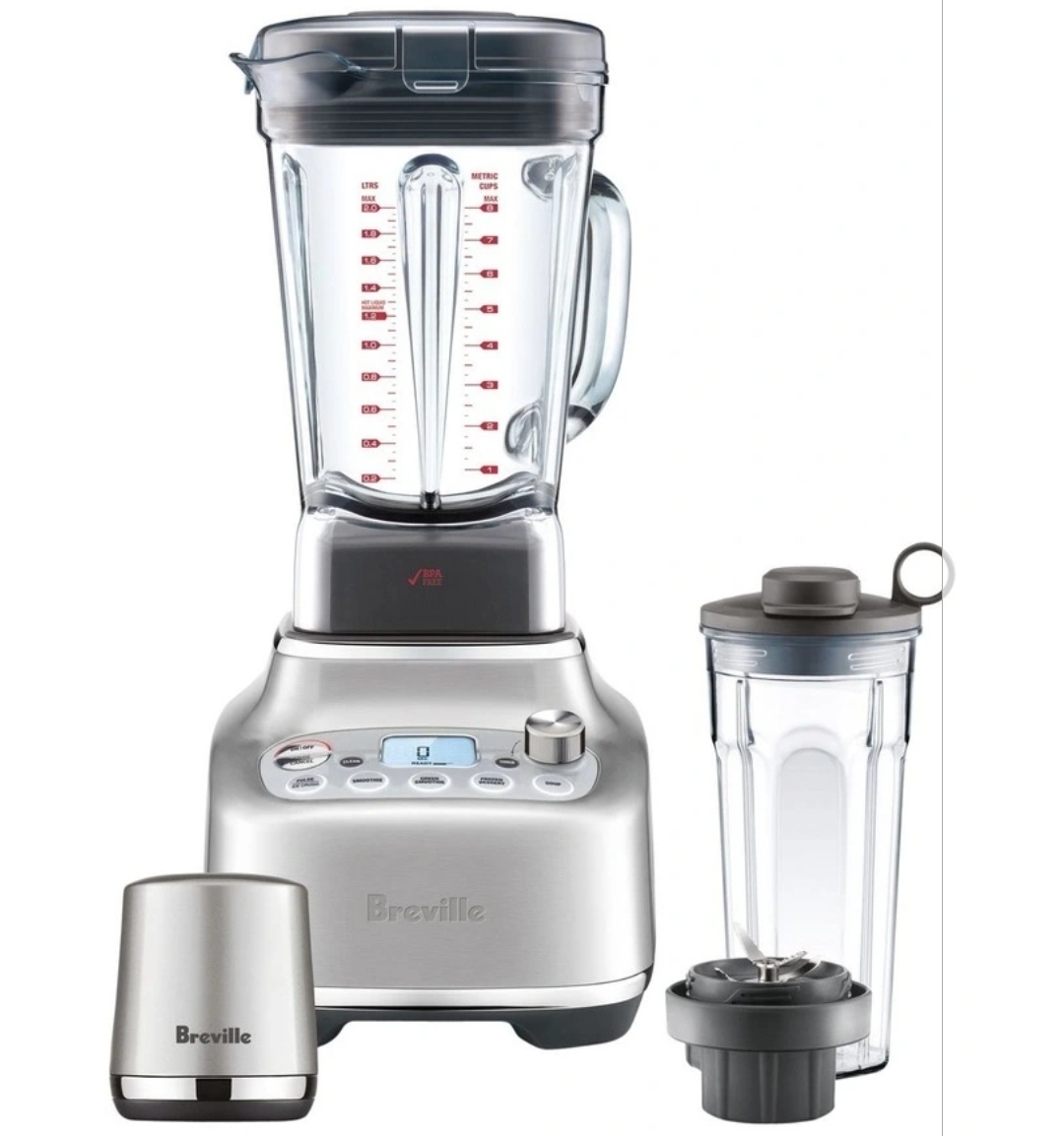 Breville The Super Q Blender & The Vac Q Brushed Stainless Steel BBL925BSS