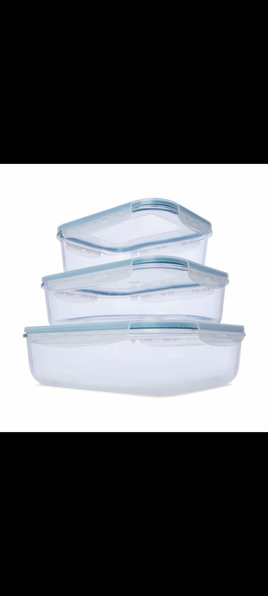 3 pack oven glass ware set