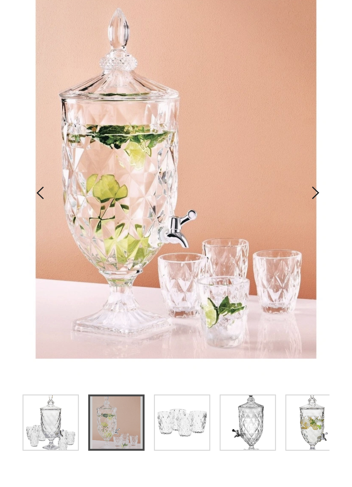 Drink dispenser set