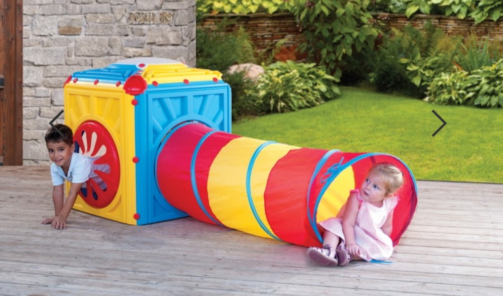 Activity Cube Playhouse with Tunnel