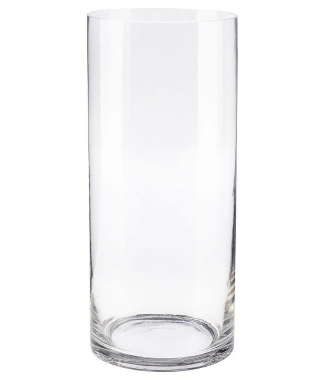 Clear flower vase