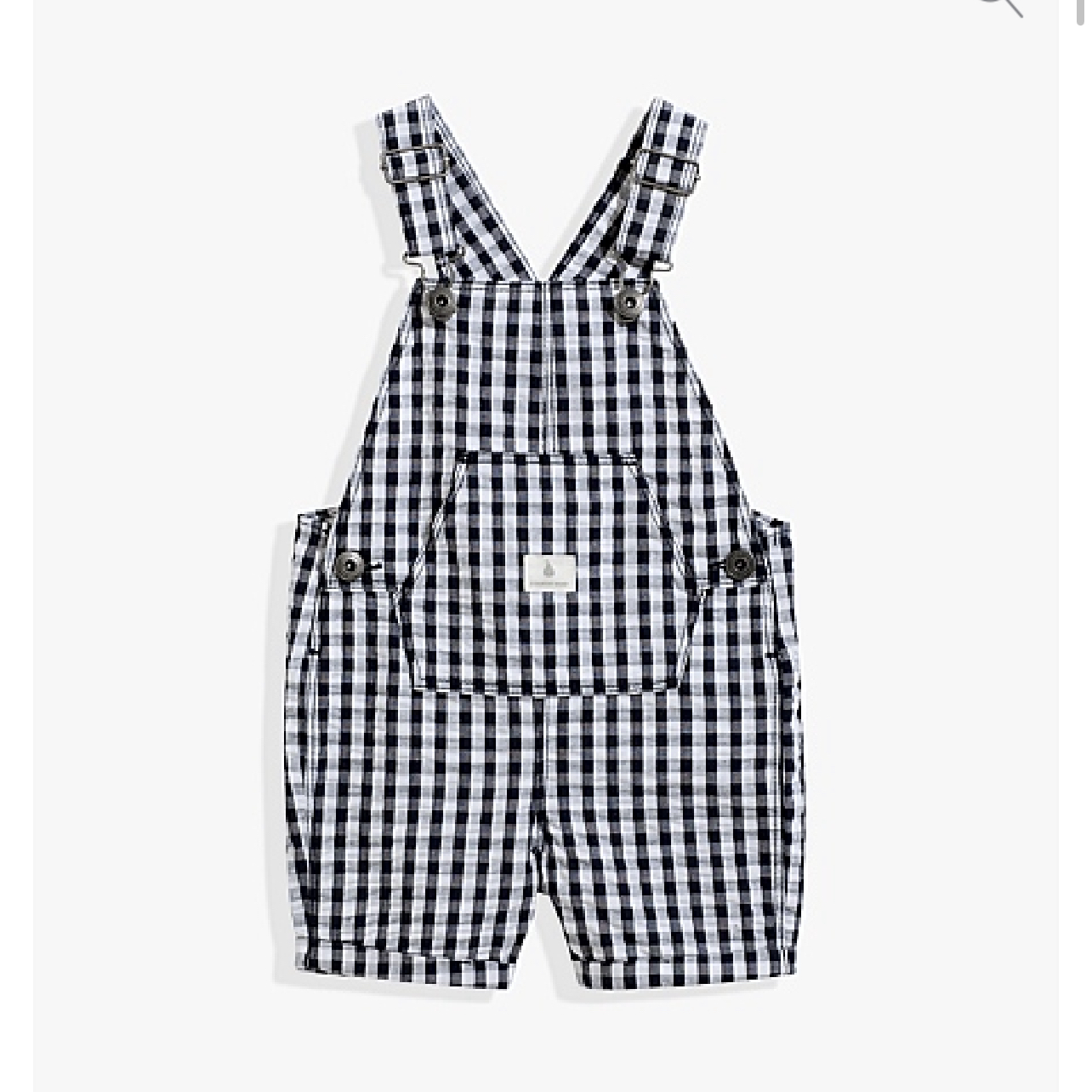 GINGHAM OVERALL