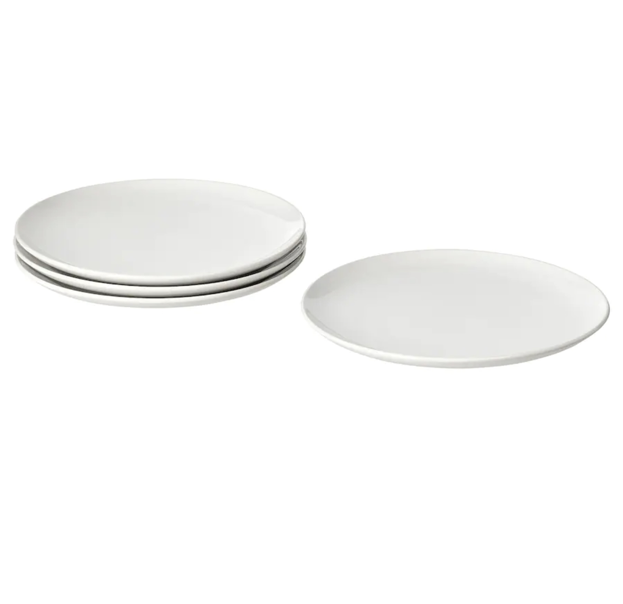 White Dinner plates