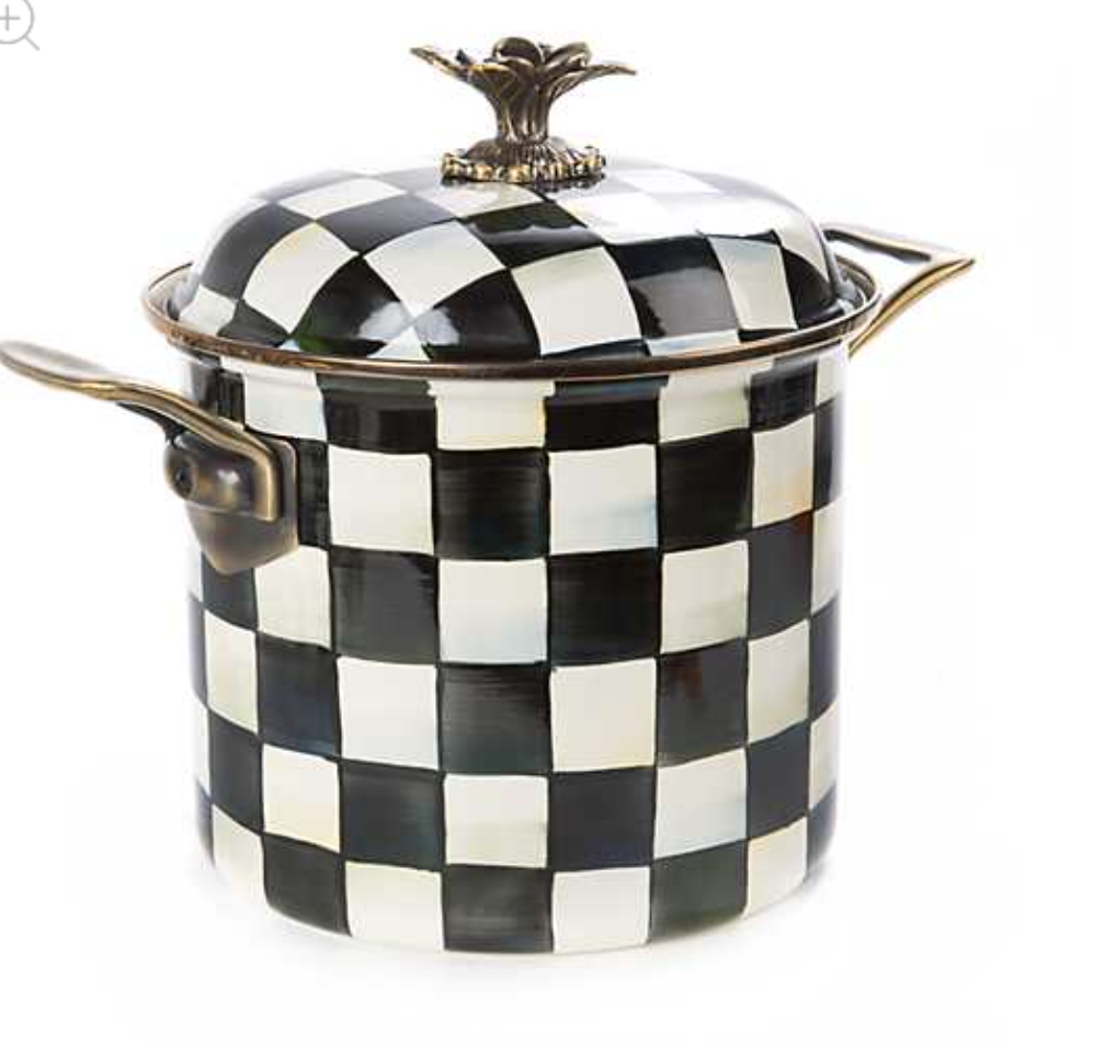 Black and White Stockpot