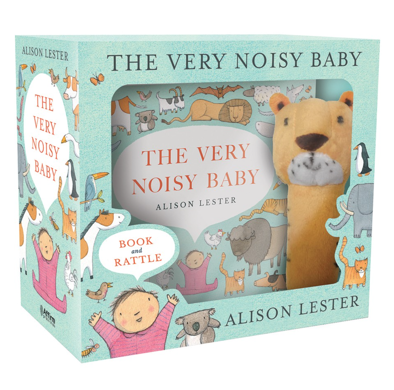 The Very Noisy Baby Book & Rattle