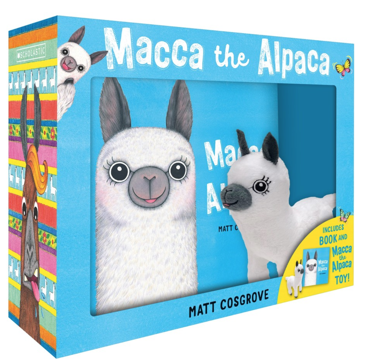 Macca the Alpaca Plush Boxed Set