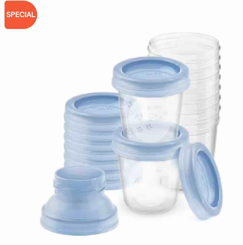 Avent Breast Milk Storage Cups - 10 Pack