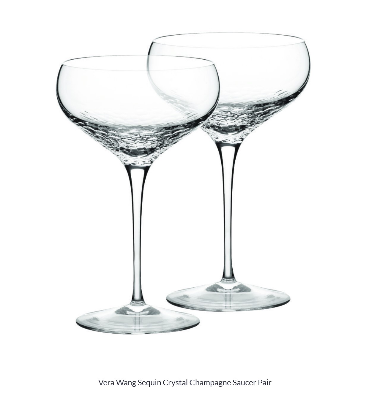 Vera Wang Champagne Glasses