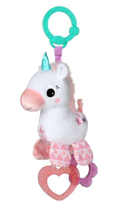 Bright Starts Sparkle & Shine Unicorn On-the-Go Toy