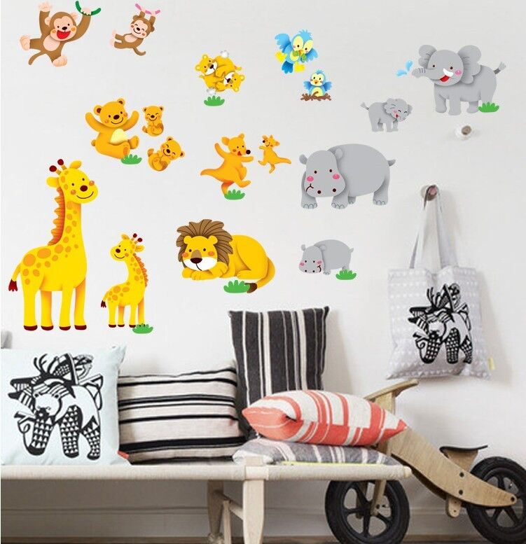 Removable children's wall decals