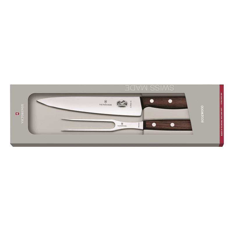 Victorinox – Carving Set Rosewood Handle 2pc Set