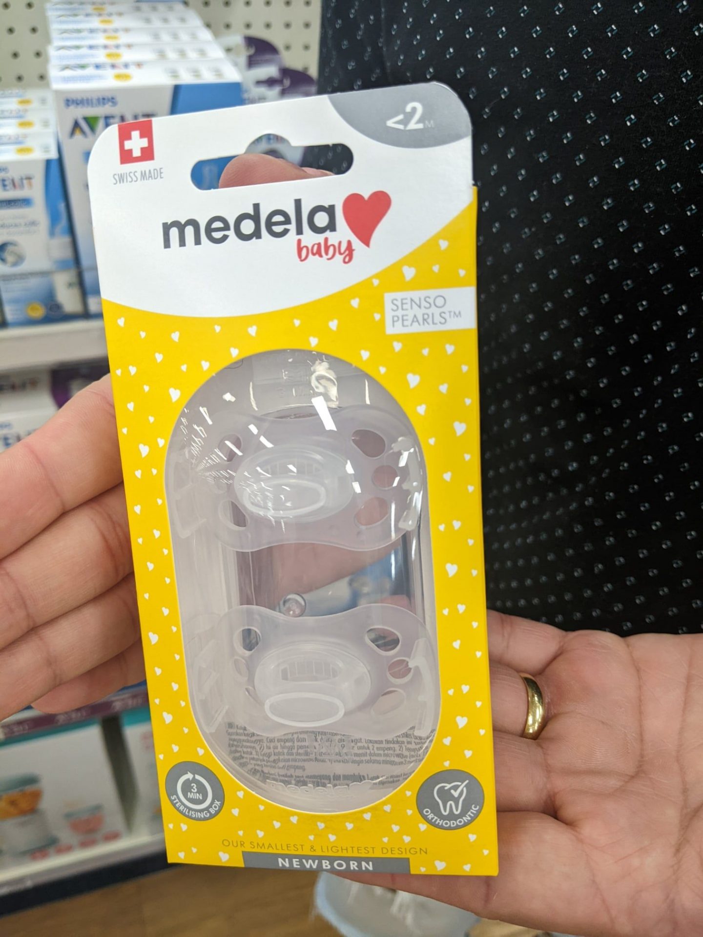 Medela Baby Senso Pearls <2 Pacifier for newborns