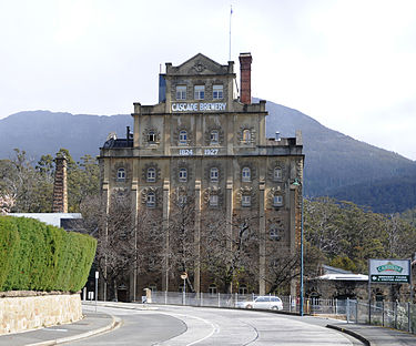 Lunch at the Cascade Brewery Hobart