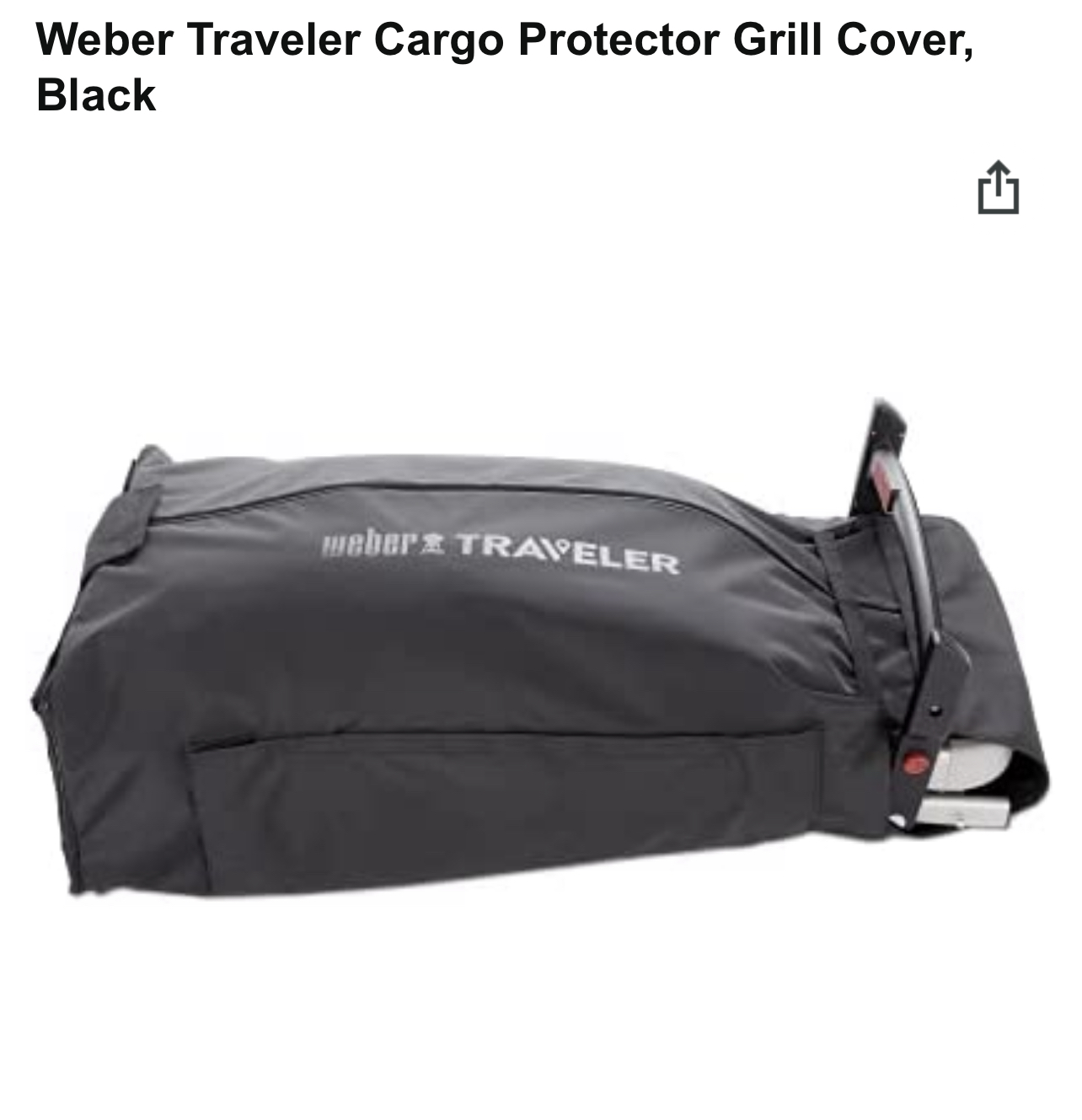 Weber Traveler Cargo Protector Grill Cover