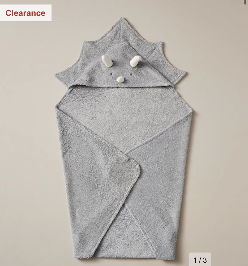 Organic hooded towel