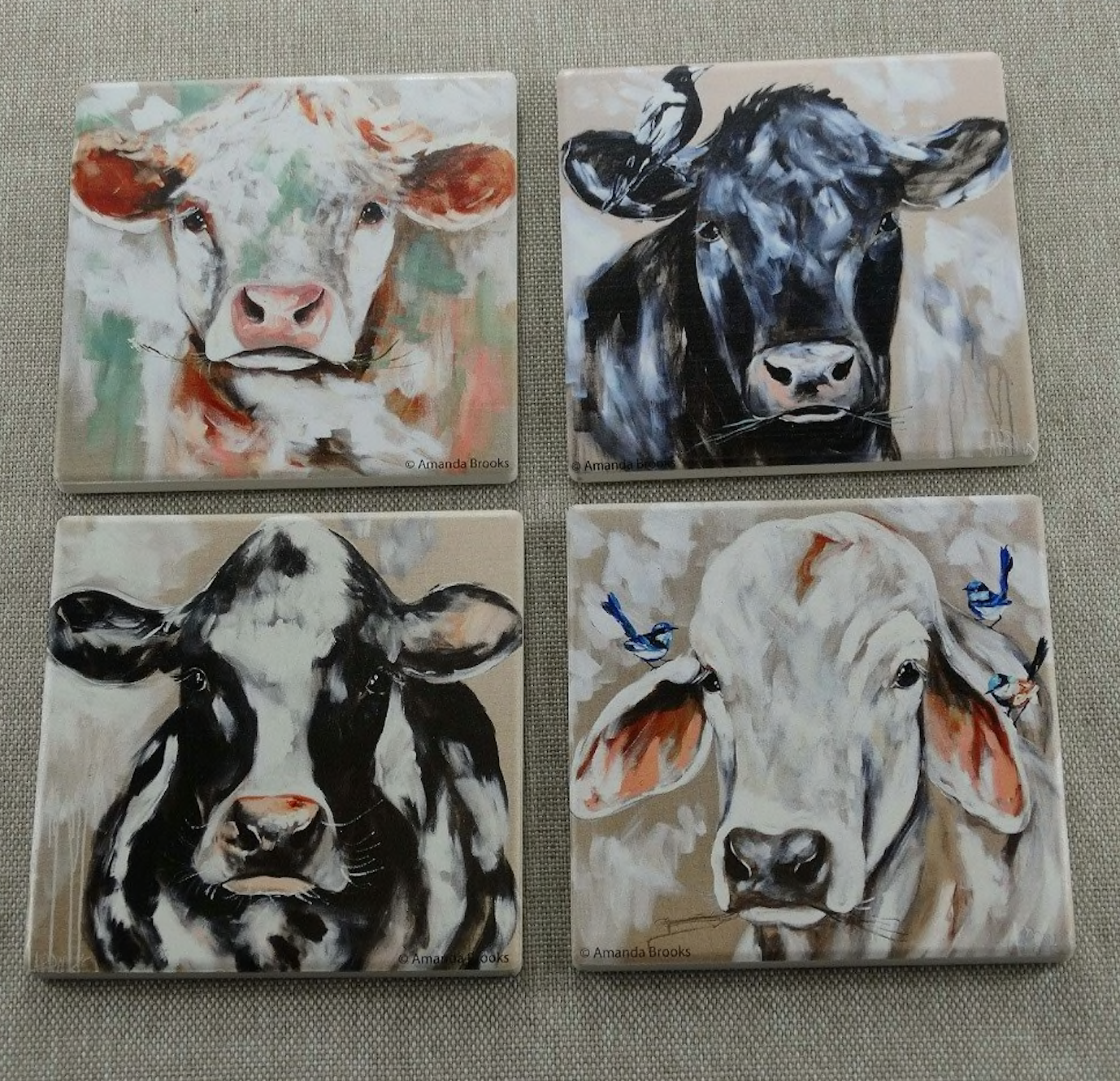 Cow Coasters