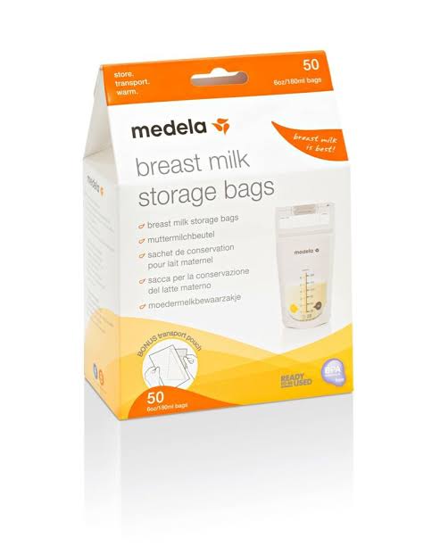 Medela 50 Pack Breast Milk Storage Bags 180ml