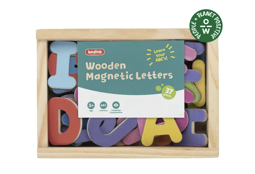 Wooden Magnetic Letters