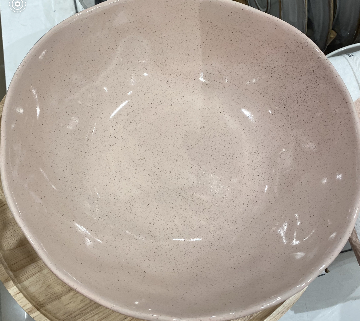 Serving bowl - Ecology - Pink Speckle