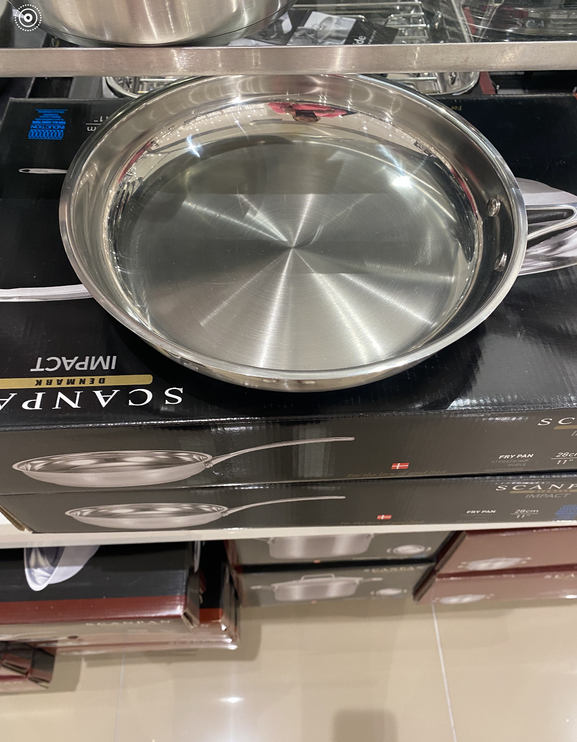 Scanpan frypan - Stainless Steal