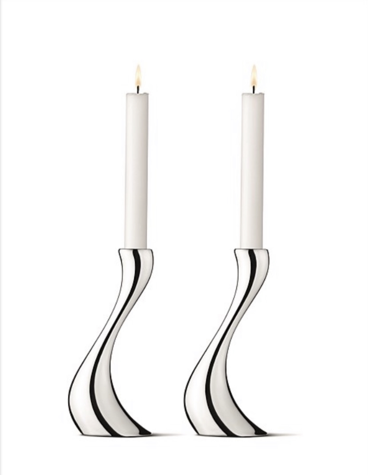 Georg Jensen Cobra Candlestick holder - Medium