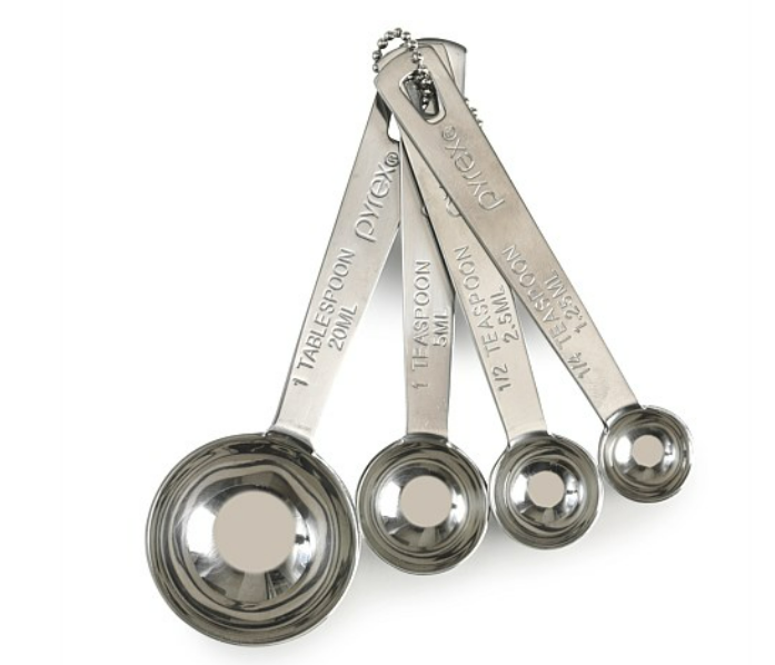 Pyrex Platinum Measuring Spoon Set