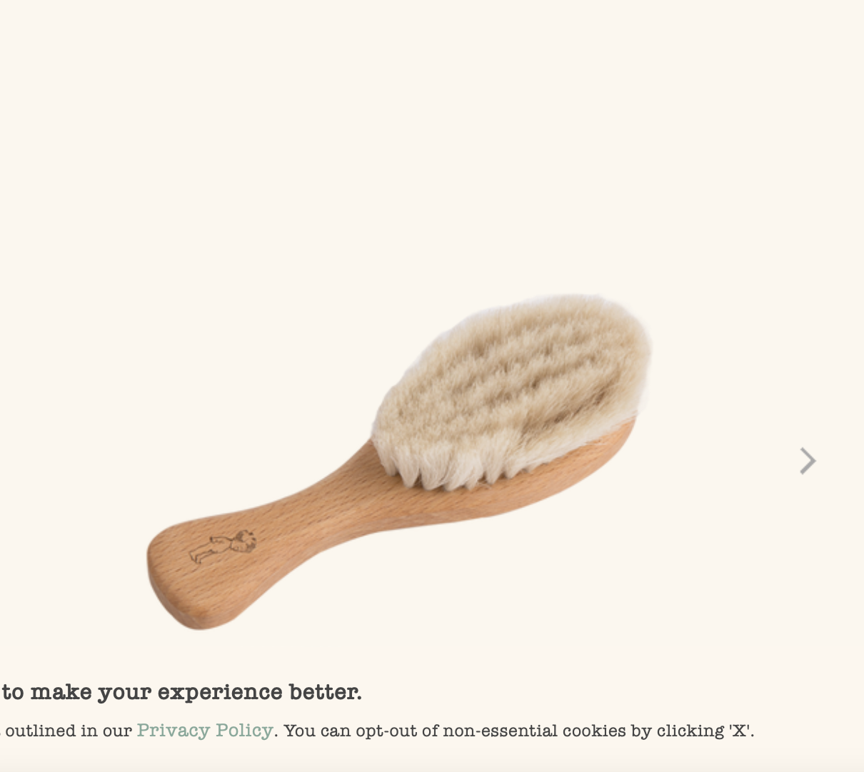 Baby hair brush