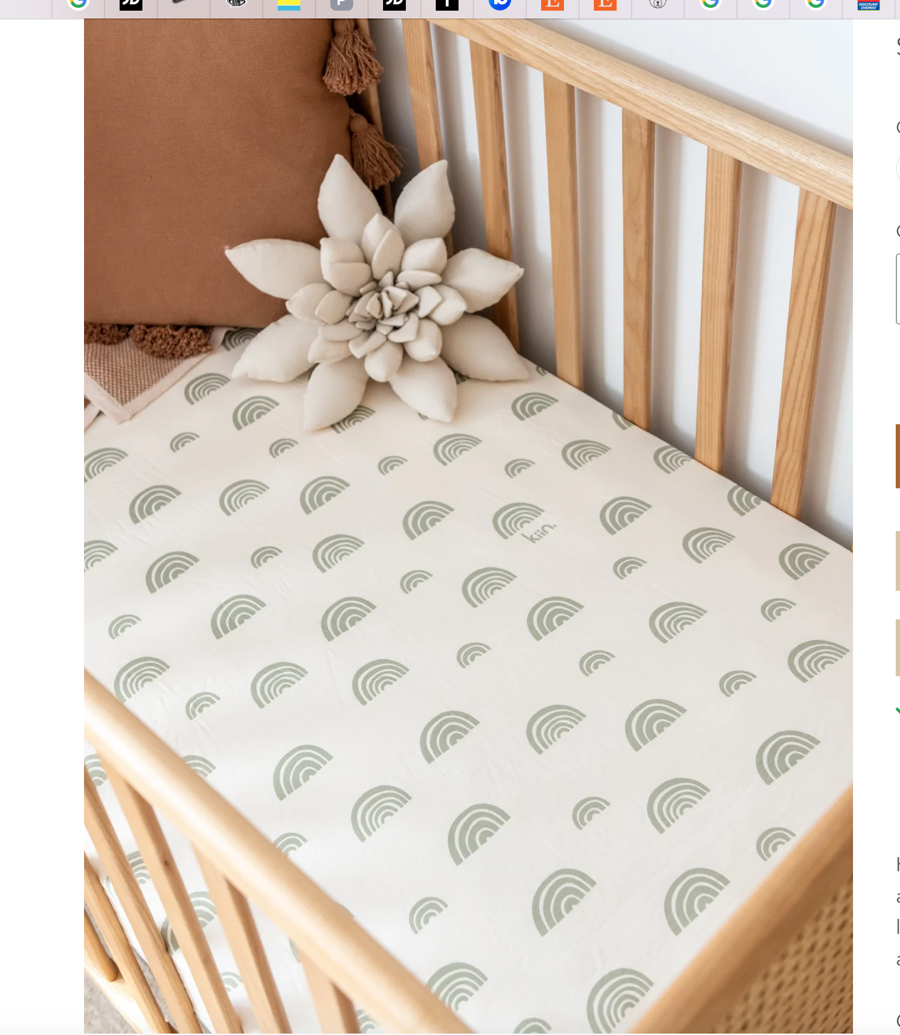 more Cot sheets (fitted sheets)