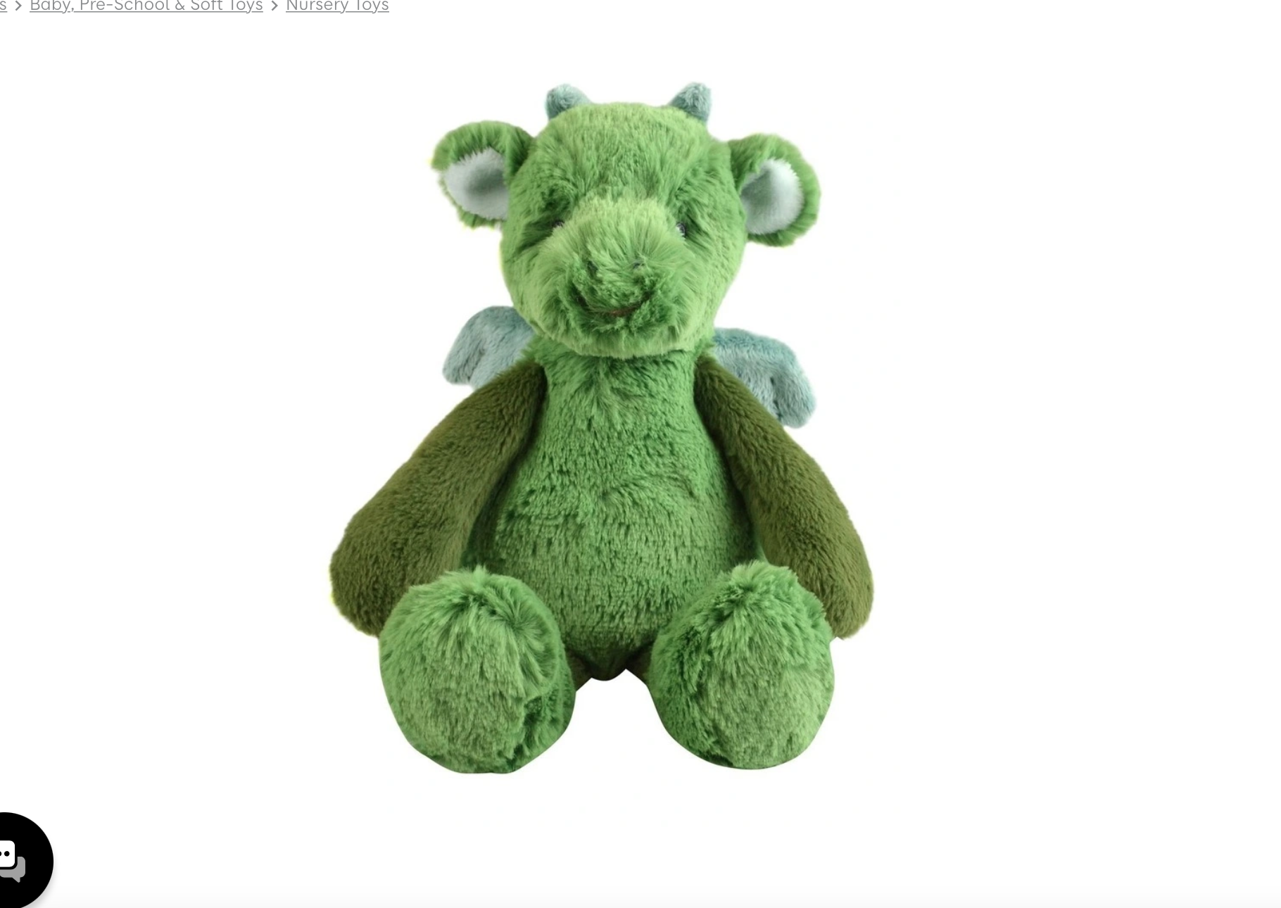 Baby soft toy dragon