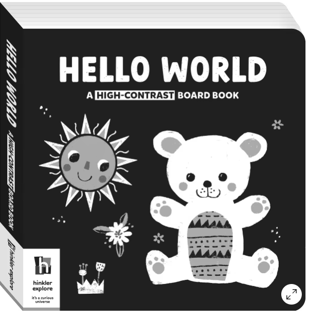 Hello World - A high contrast board book