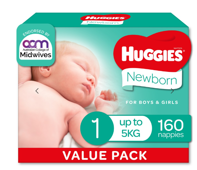 Huggies New Born Nappies