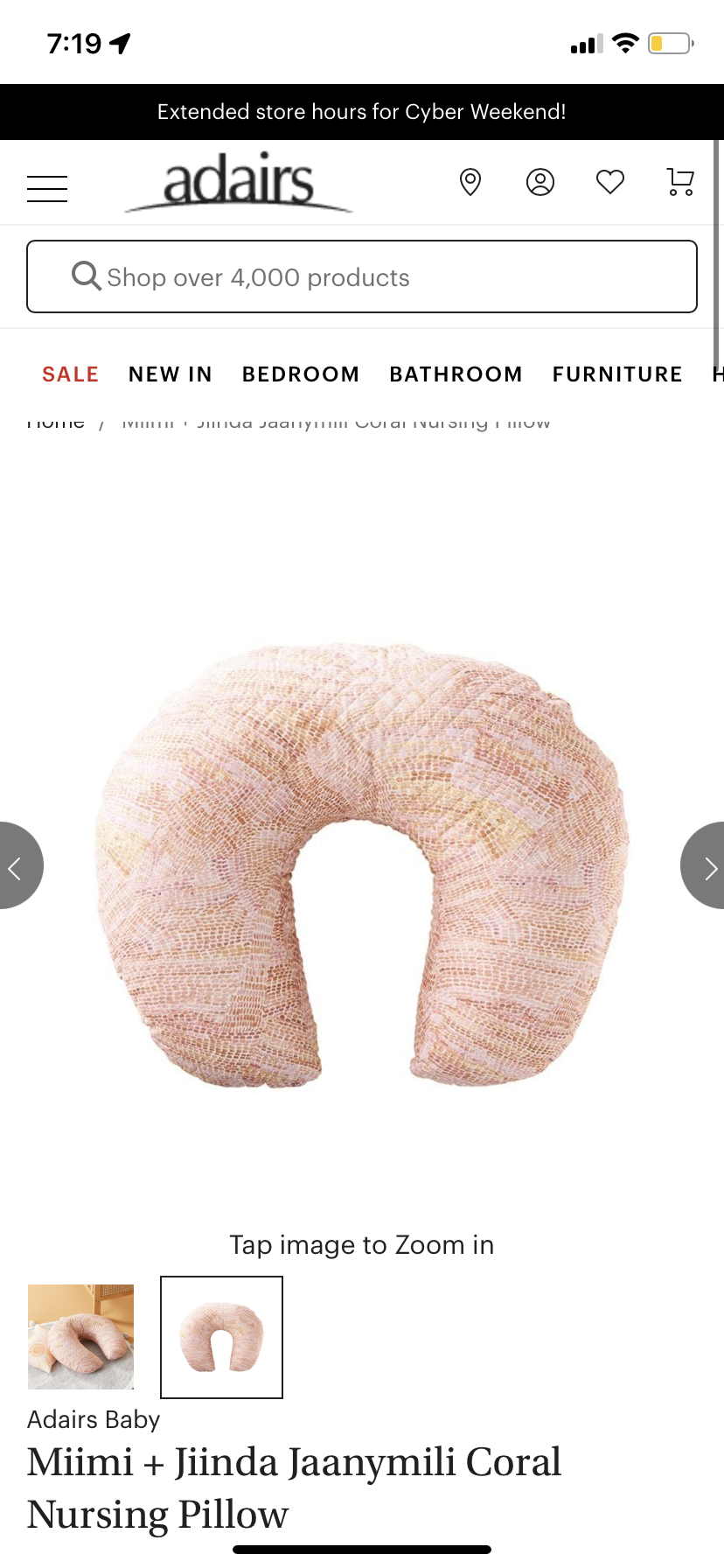 Nursing pillow